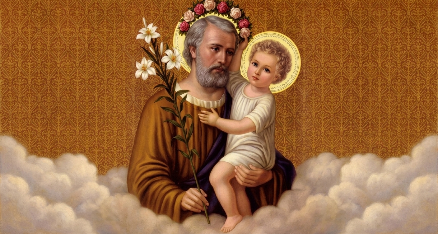 St Joseph, the custodian of Jesus and a model father for families
