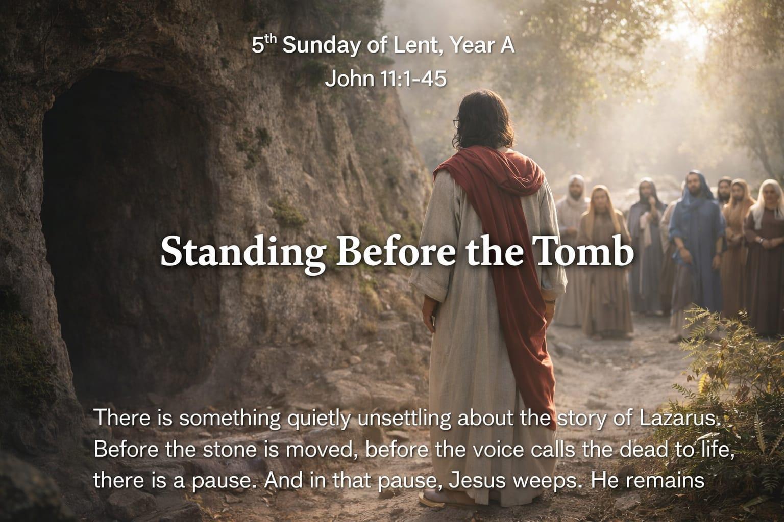 Standing Before the Tomb