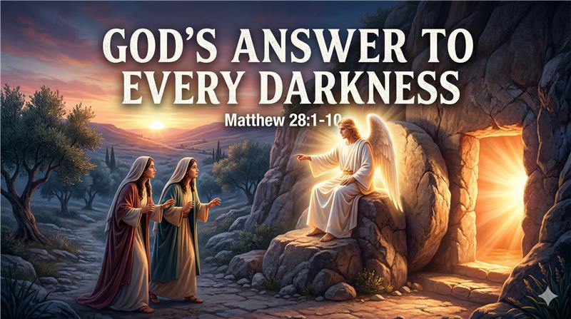 God’s answer to every darkness