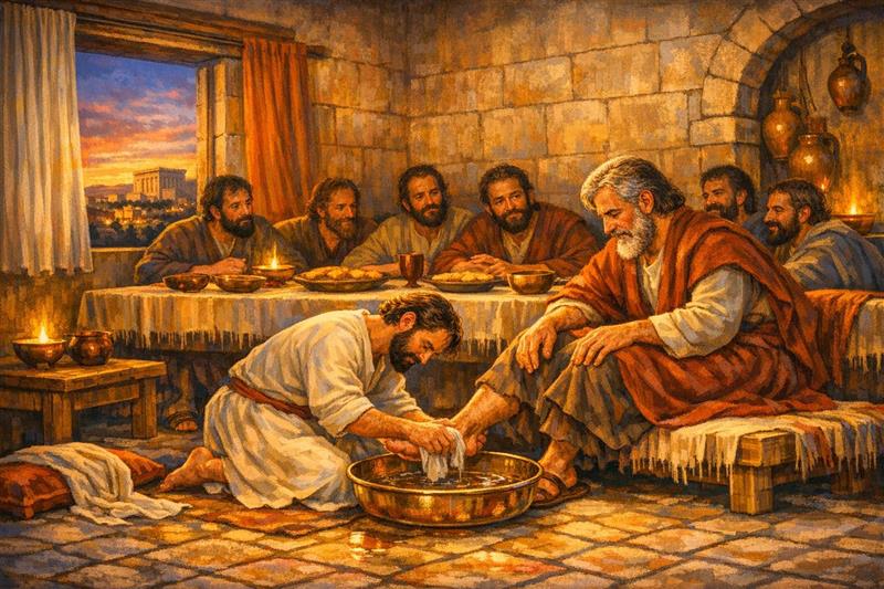 He Loved Them to the End